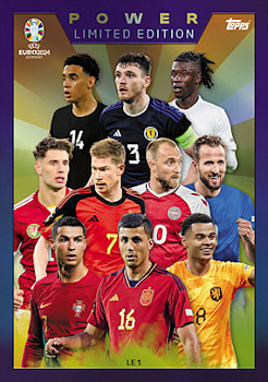 Power Limited Edition (Ronaldo) Topps Match Attax EURO 2024 Power Limited Edition #LE1